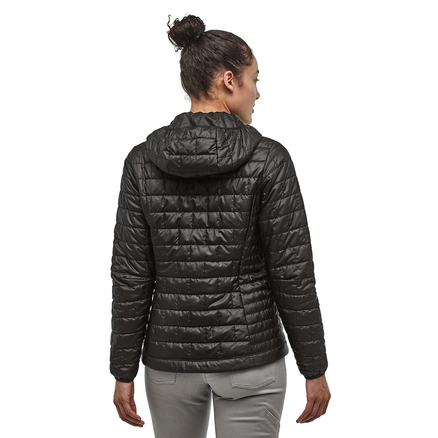 NANO PUFF Damen-Loftjacke / black / L
