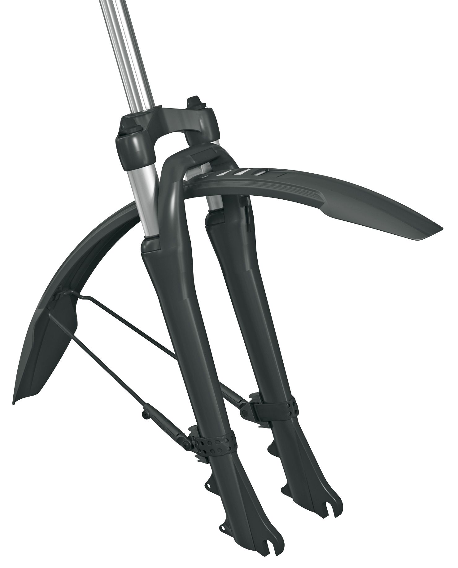 Steckschutzblechgarnitur Veloflexx 55 schwarz / schwarz