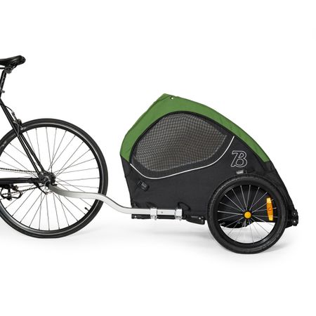 TAIL WAGON Hundeanhänger / grün/schwarz