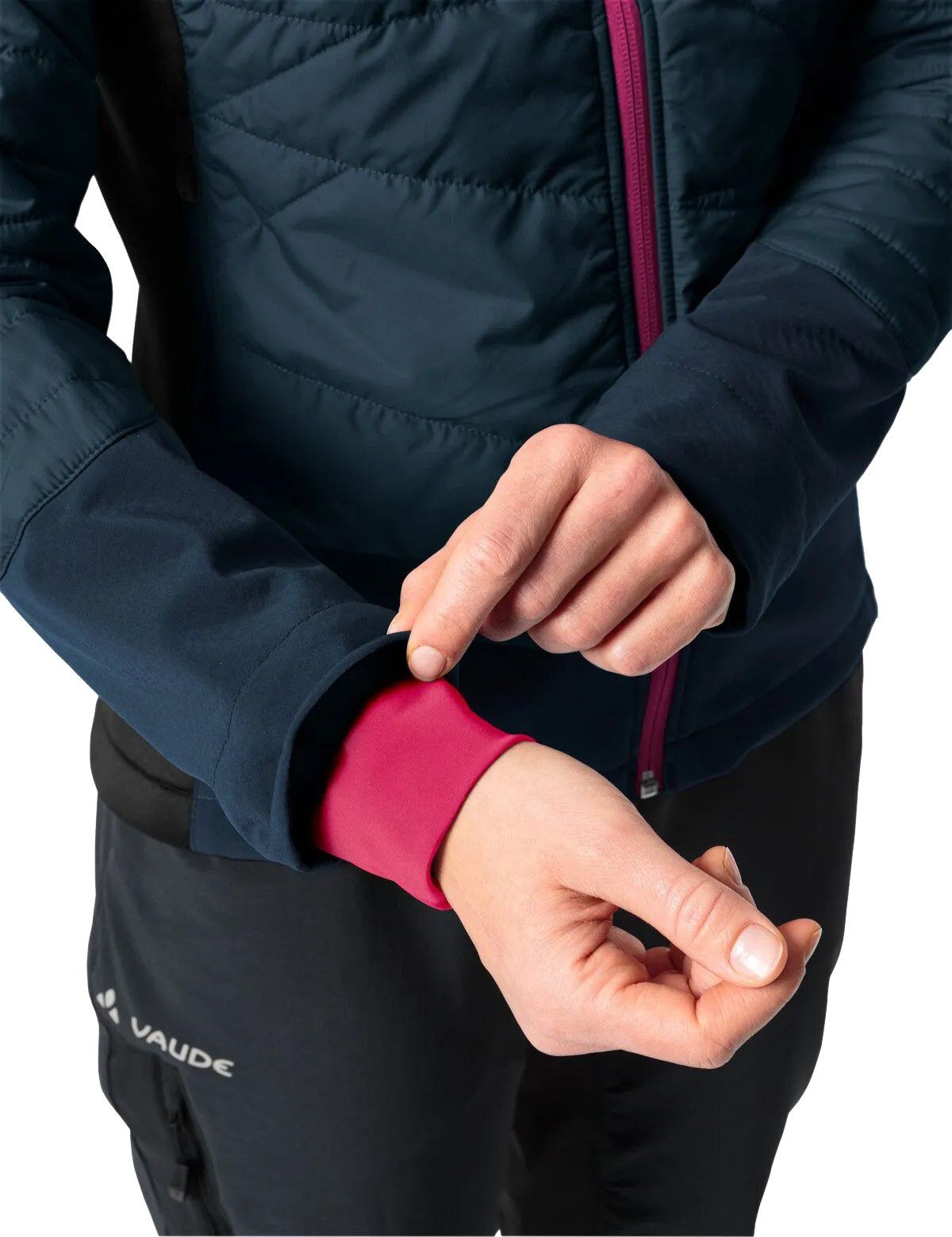 MINAKI III Damen-Loftjacke / dark sea uni / 34