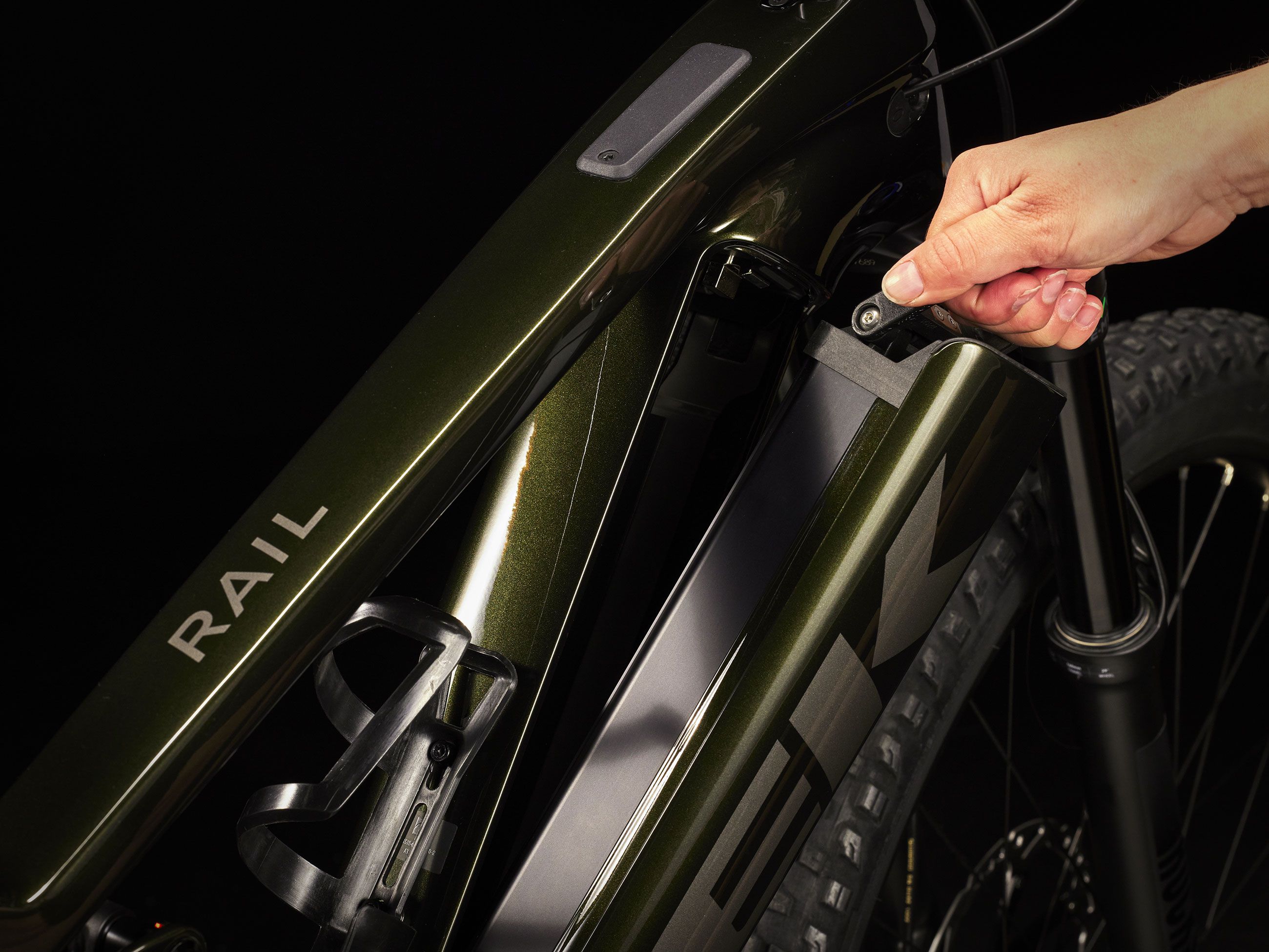 RAIL 9.5 GEN 4 E-MTB Fully / black olive / XL