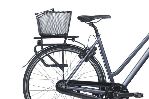 Base XL MIK Fahrradkorb hinten (Öko-Bodenkorb) / schwarz