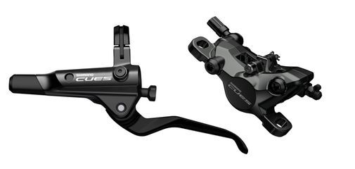 Scheibenbremsen-Set Cues U8000 mit BL-U8000 / schwarz / vorne, Hebel links, 100 cm