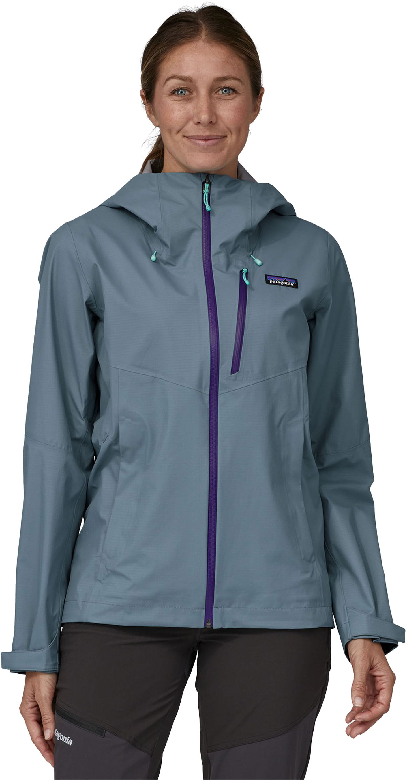 GRANITE CREST Damen-Regenjacke / light plume grey / S