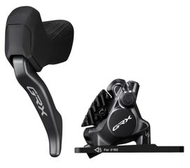 Scheibenbremsen-Set GRX BR-RX820 mit ST-RX825 Di2 / schwarz / vorne, Hebel links, bremsen, 100 cm