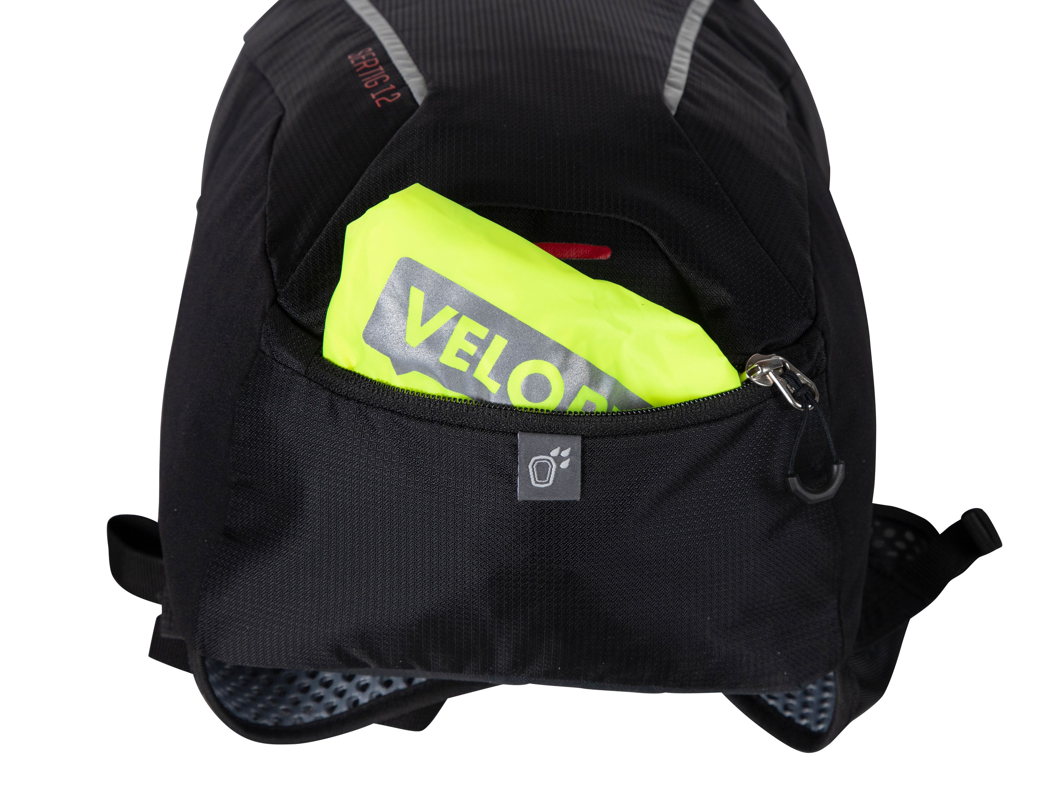 SERTIG 12 Rucksack, 12L, 630g / schwarz rot / 12L