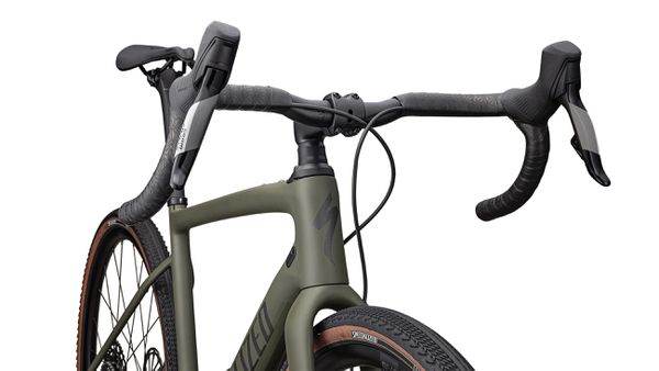 DIVERGE COMP CARBON Gravelbike / satin oak green smoke / 54 CM