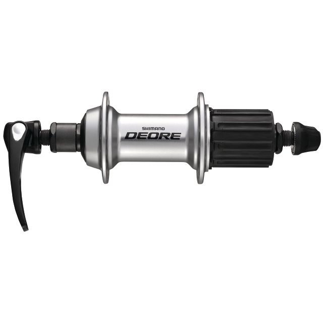 DEORE Hinterrad-Nabe FH-QC400 / schwarz / 32L, Rimbrake, 135/5mm