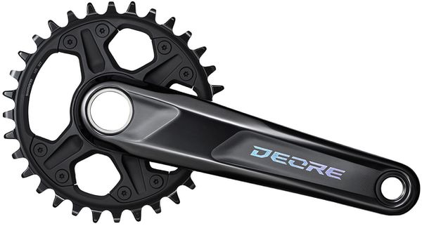 DEORE M6100 1x12, 142/148mm, H / schwarz / 165 mm, 32