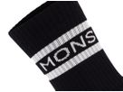 SIGNATURE MERINO CREW Bikesocken / black _ white / S=35-38