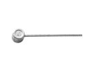 BREMSKABEL MTB 1.6 x 205 / 350 cm, rostfrei / silber / 205 cm