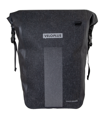 PIAZZA GRANDE Hinterradtasche / anthrazit reflektierend