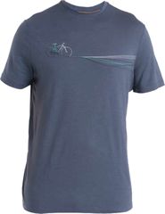 TECH LITE III CADENCE PATHS Herren-Merino-Kurzarms / graphite / M