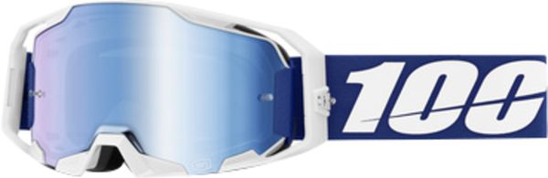 Goggle Armatic / Blue - Mirror Blue Lens / weiss-blau