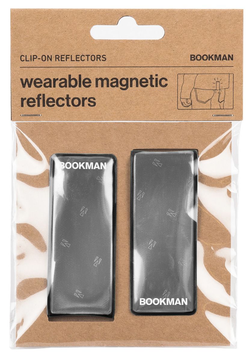 CLIP-ON REFLECTORS schwarz / schwarz