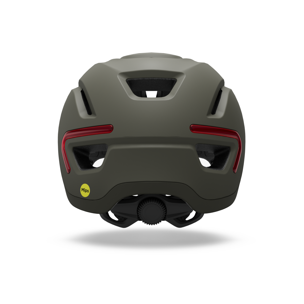 ETHOS MIPS LED SHIELD Velohelm / matte dark sage / L 59-63