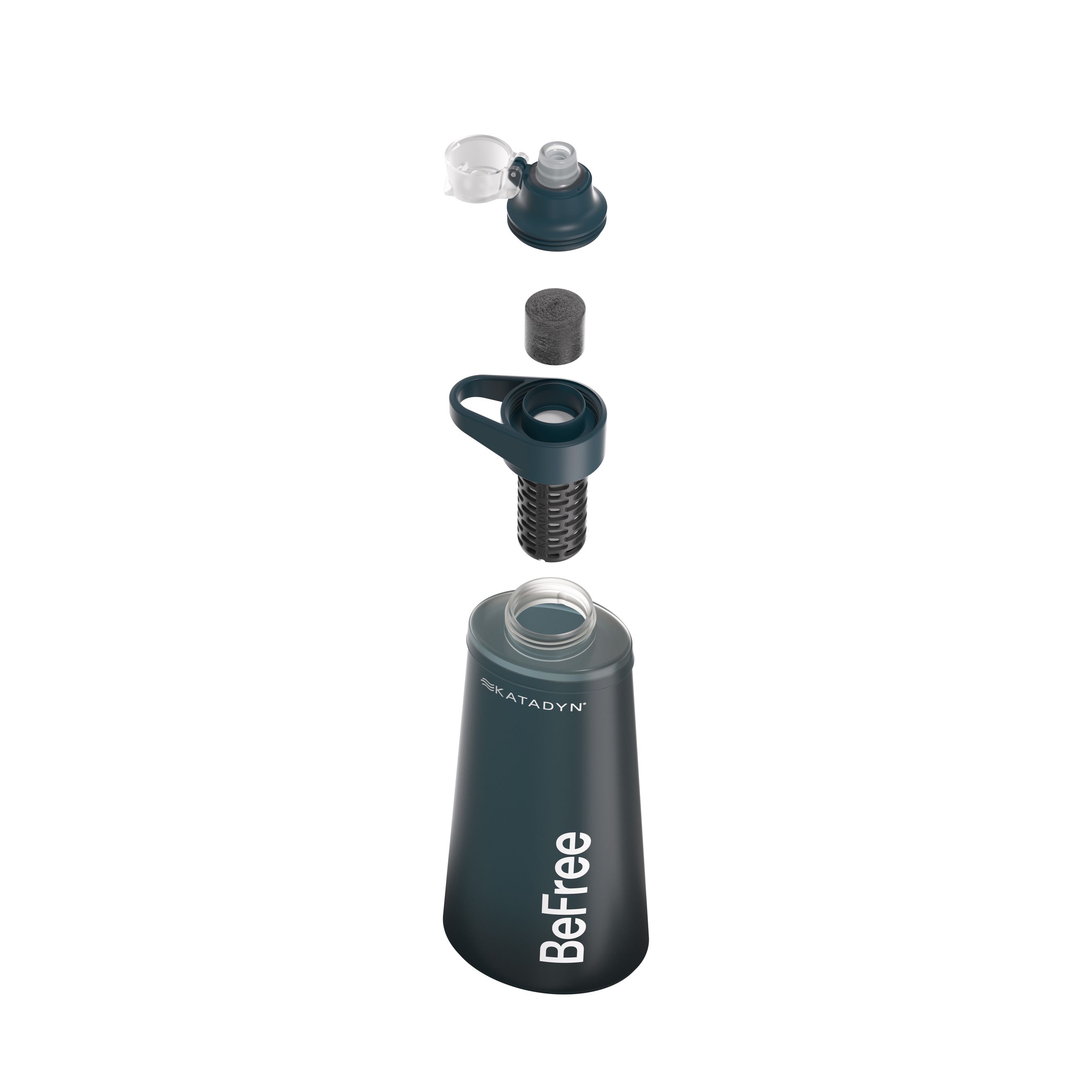 BEFREE AC Wasserfilter-Flasche / Slate Blue / 1 L