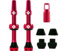 V2 Tubeless Ventil Kit / Red / 44 mm
