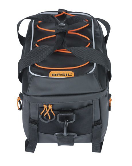 Miles Tarpaulin Gepäckträgertasche 7L / schwarz/orange