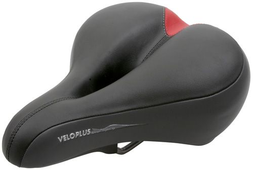 CITÉ Komfortsattel / schwarz rot