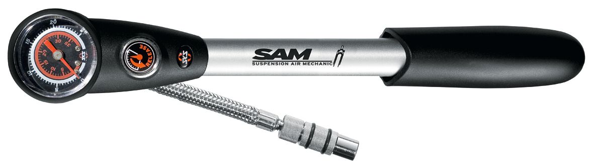 Federgabelpumpe SAM Alu silber / silber