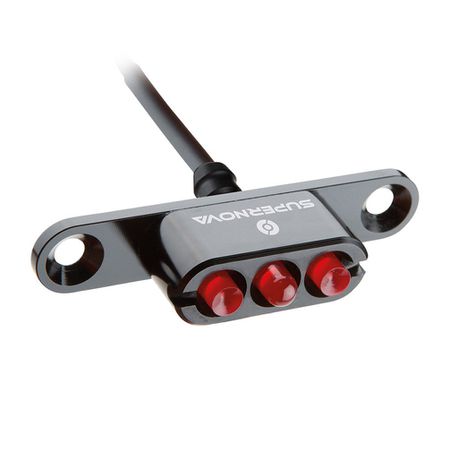 E3 TAILLIGHT 2 Gepäckträgerversion 12V / schwarz