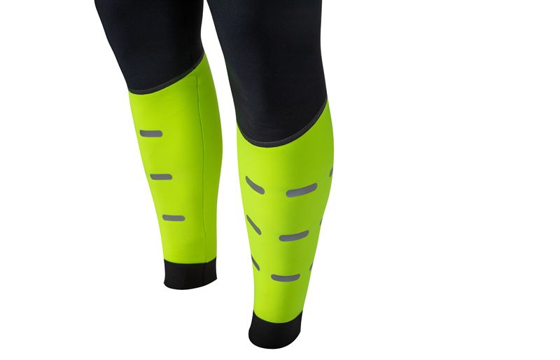 KALTFRONT PERFORMANCE Herren-Thermo-Bibhose / schwarz/neongelb / L