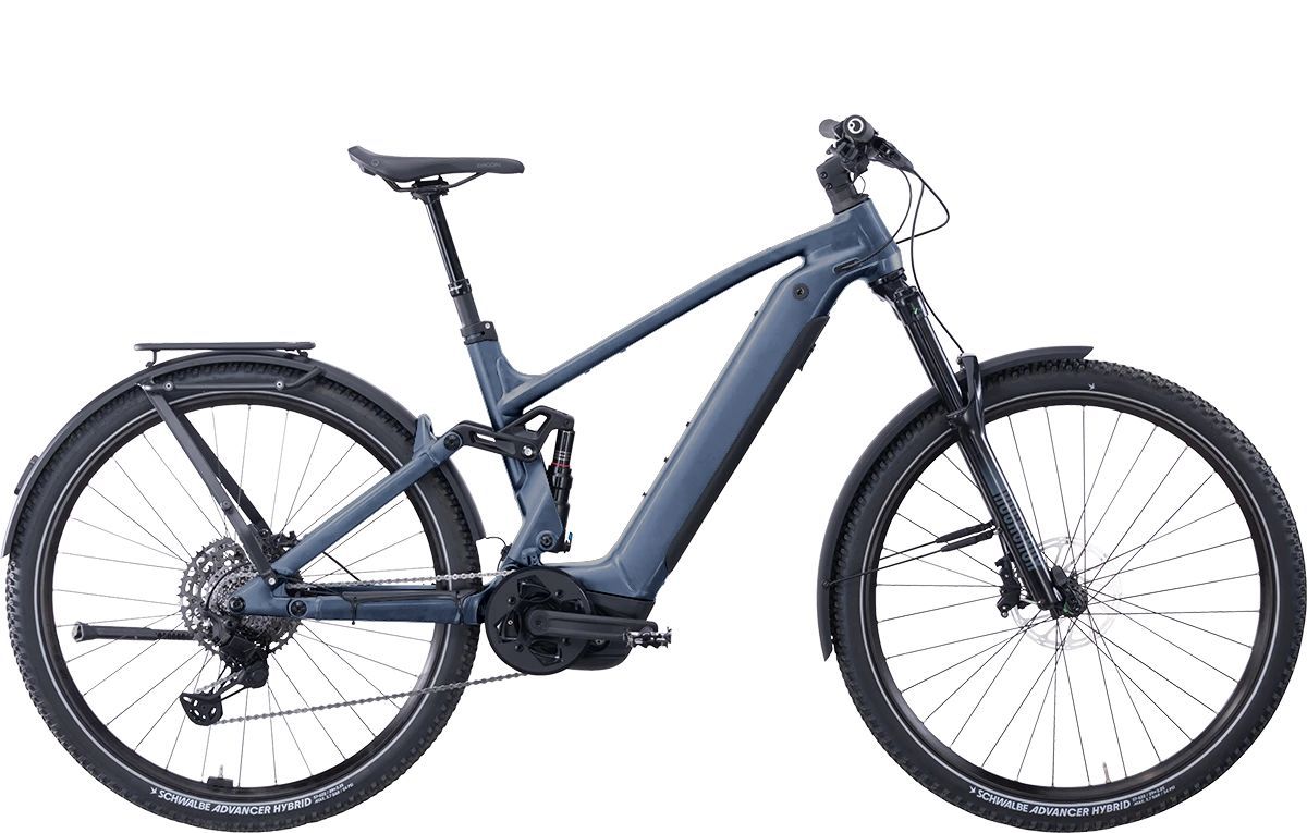 eFAT FRANK DS GT E-Bike 45 km/h / dark blue glanz / S
