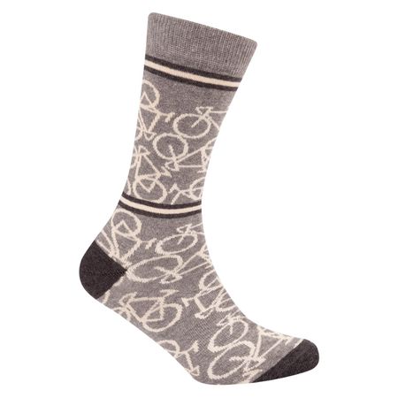 Bicycle Socks / mid grey / 39-42