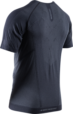 X-Bionic Men XCeed Run Shirt SH SL / X black rhino grey / XL