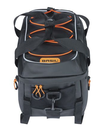 Miles Tarpaulin Gepäckträgertasche 7L / schwarz/orange