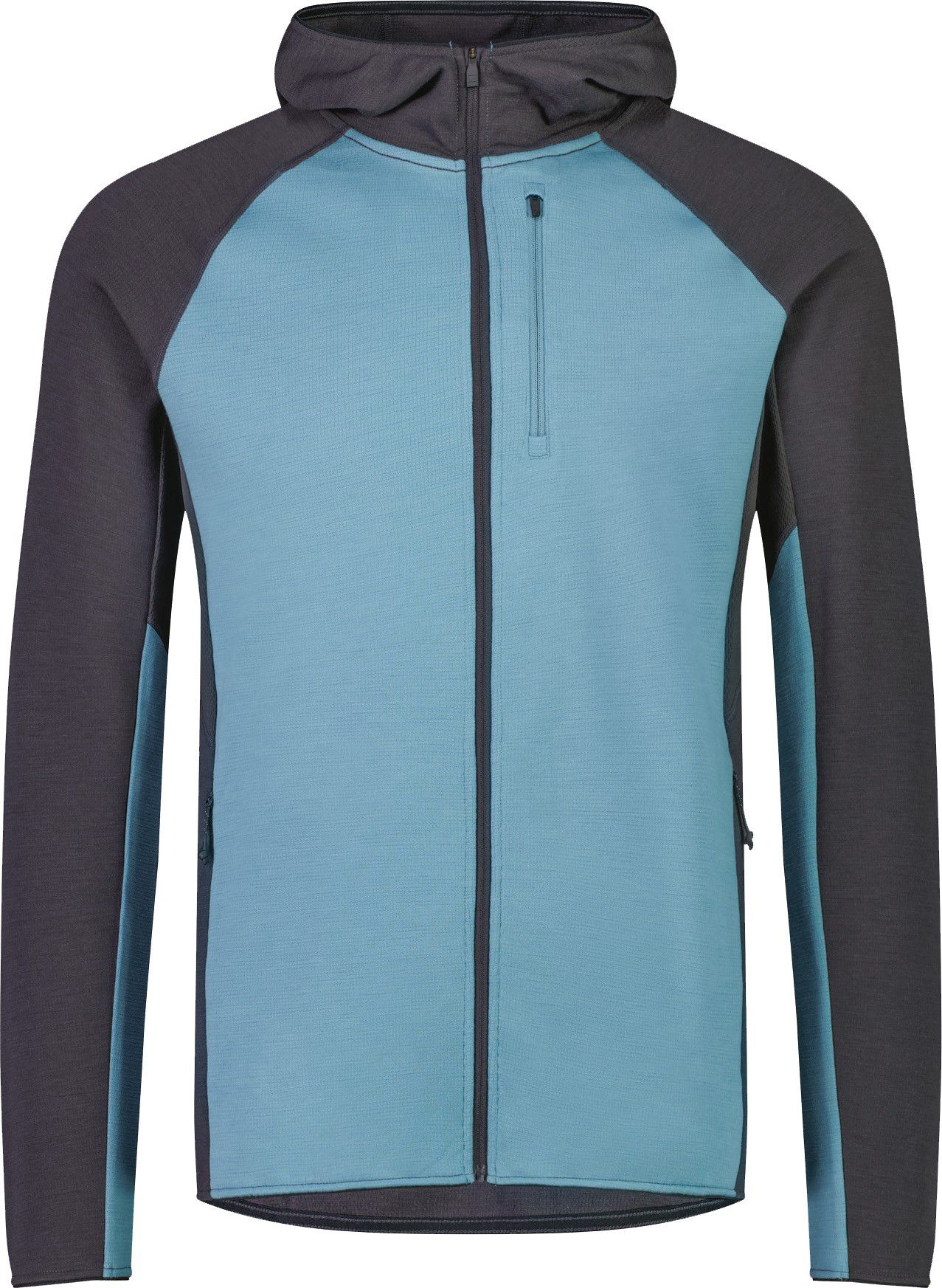 APPROACH Herren-Merino-Kapuzenjacke / ash blue/shale / L