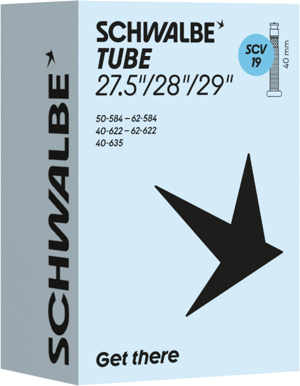 SCHWALBE STANDARD Schlauch Clik / 29", SCV19, 40mm, 40/62-584/635