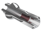 SQUORX NIPPEL Aluminium PL 2.0 X 15mm / silber