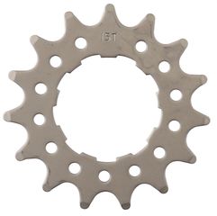 SINGLE SPEED RITZEL für Shimano Freilauf / silber / 15 Zähne