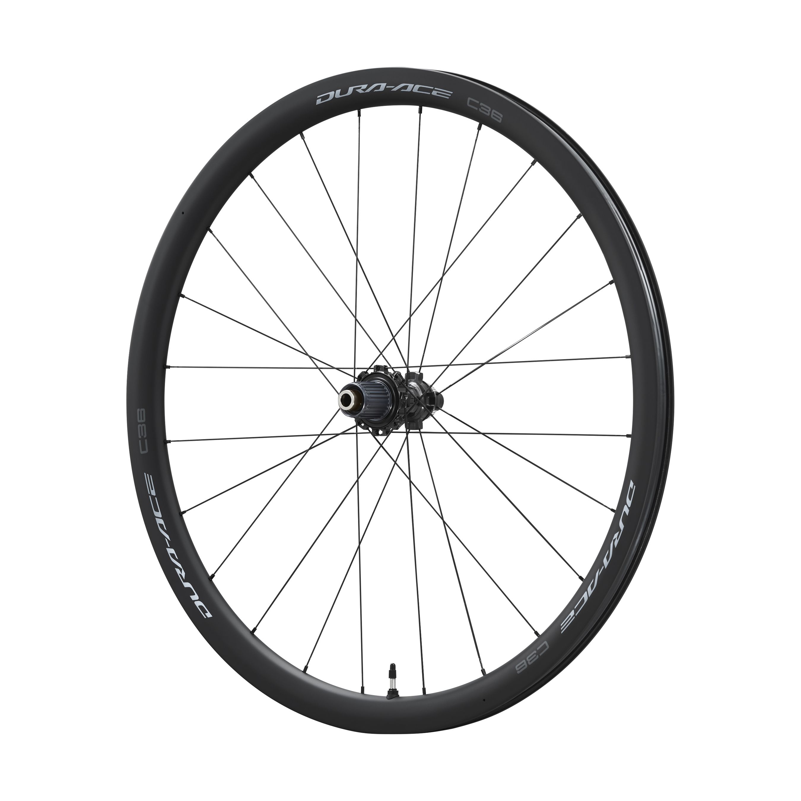Road Radsatz Dura-Ace WH-R9270-C36 Tubless Disc / Schwarz / Hinterrad, 12 mm, 142 mm, 12