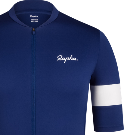 CORE Herren-Kurzarmtrikot / navy/white / L