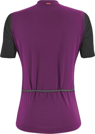 SKYS CLEAR MID FZ Damen-Kurzarmtrikot / bordeaux / 46