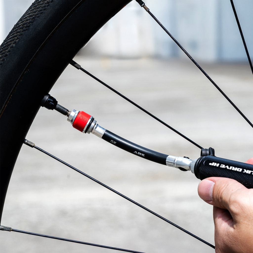 ABS FLEX HOSE MIT CLIK CHUCK / schwarz/silber