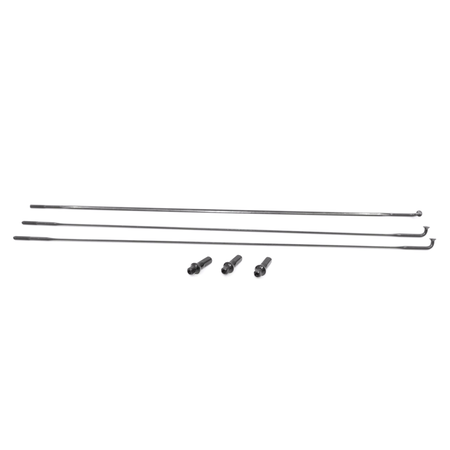 Spoke and Nipple (DB) 232mm CX-Ray J-Bend Qty 3 / black