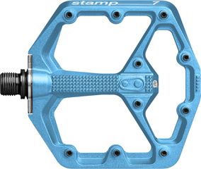 Pedal Stamp 7 small / electric blau / Plattformpedal, 100 x 100 m