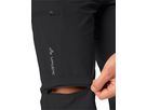 YARAS Herren-Zip-off-Tourenhose / black / L