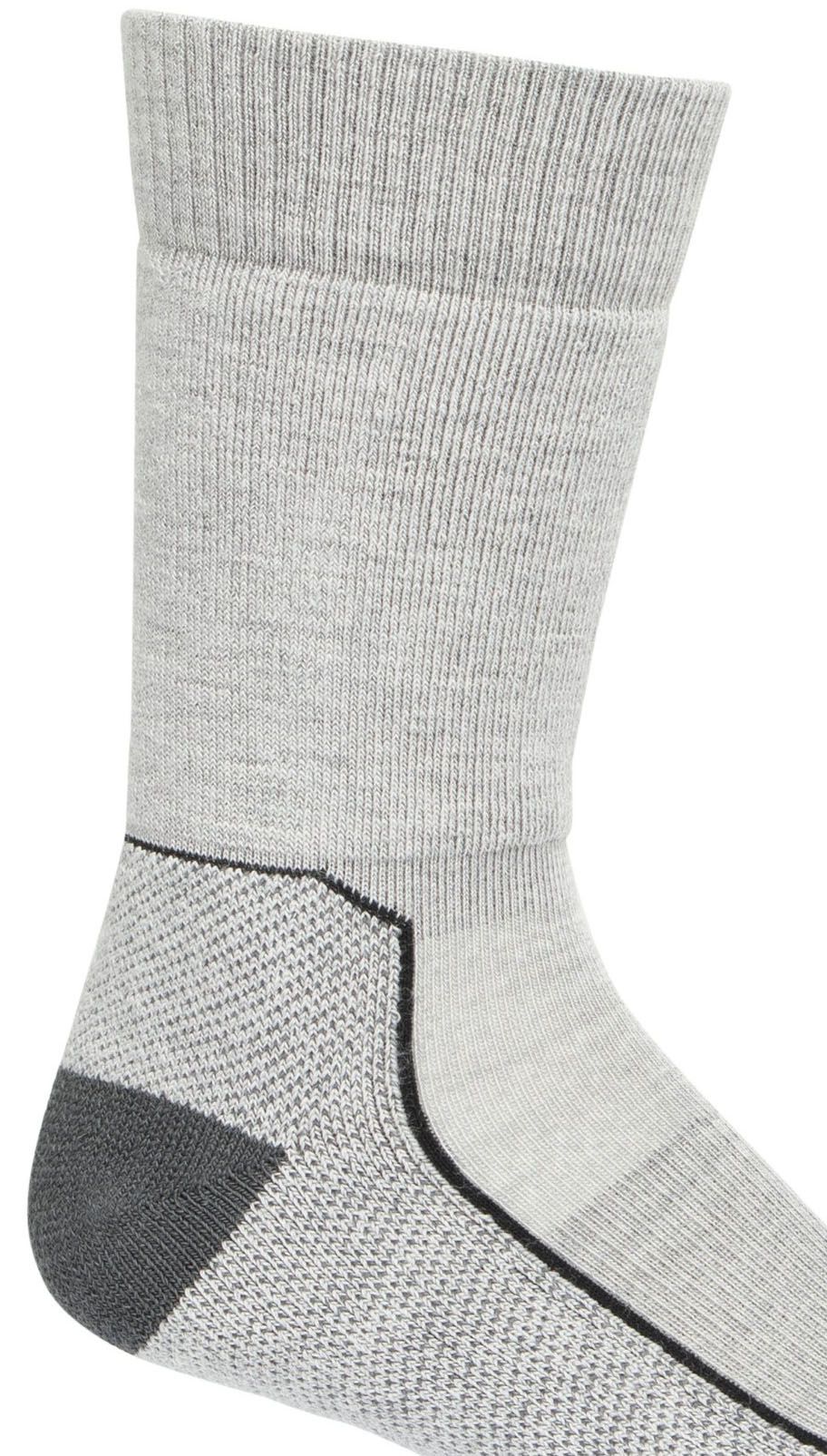 HIKE+ MEDIUM Unisex-Merino-Socken / blizzard hthr / L=44-46