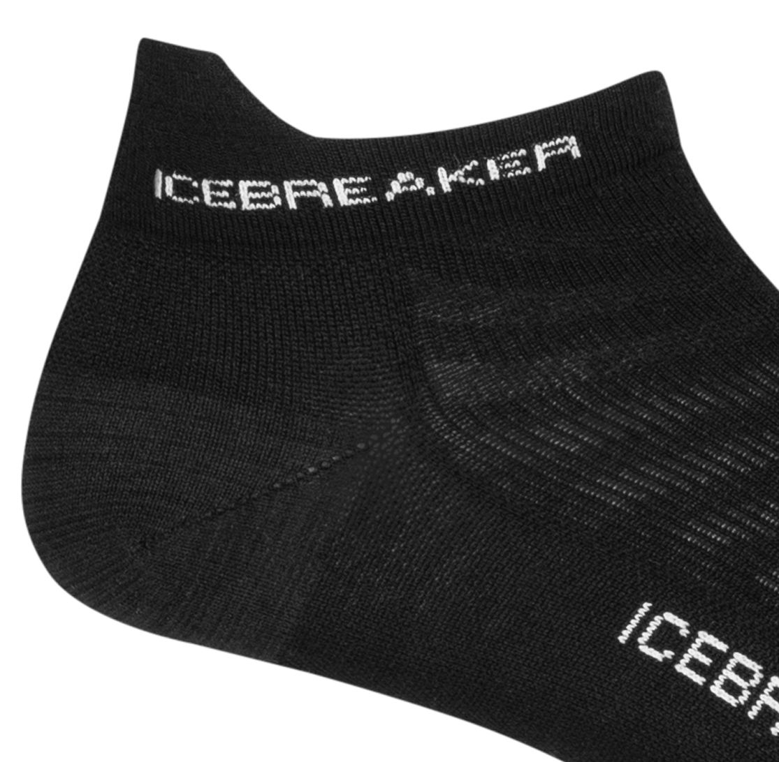 RUN+ UL MICRO Damen-Merino-Socken / black/snow / S=35-37