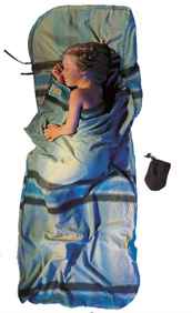 Schlafsackeinlagen - TRAVEL SHEET Innenschlafsack für Kinder aus Baumwolle von COCOON