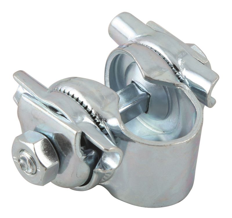 SATTELSCHELLE für Rohrsattelstützen / silber