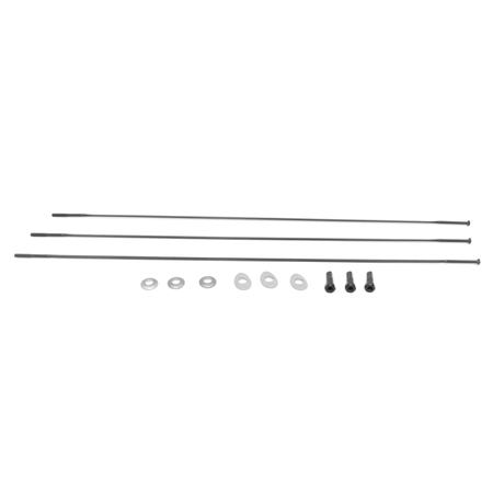 Spoke and Nipple 268mm CX-Ray Straight Pull Qty 3 / black