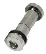 SATTELBOLZEN / silber / 22mm