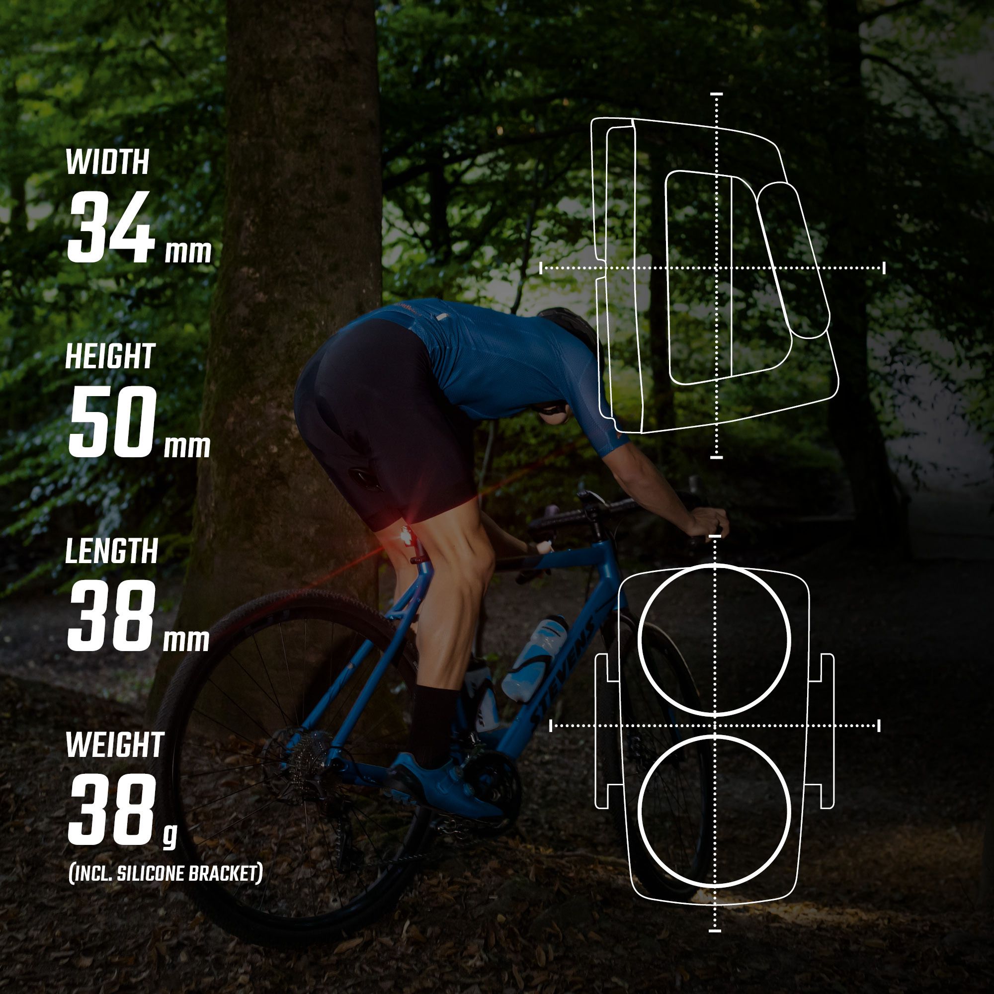 Sigma Rücklicht Buster RL 150 / schwarz