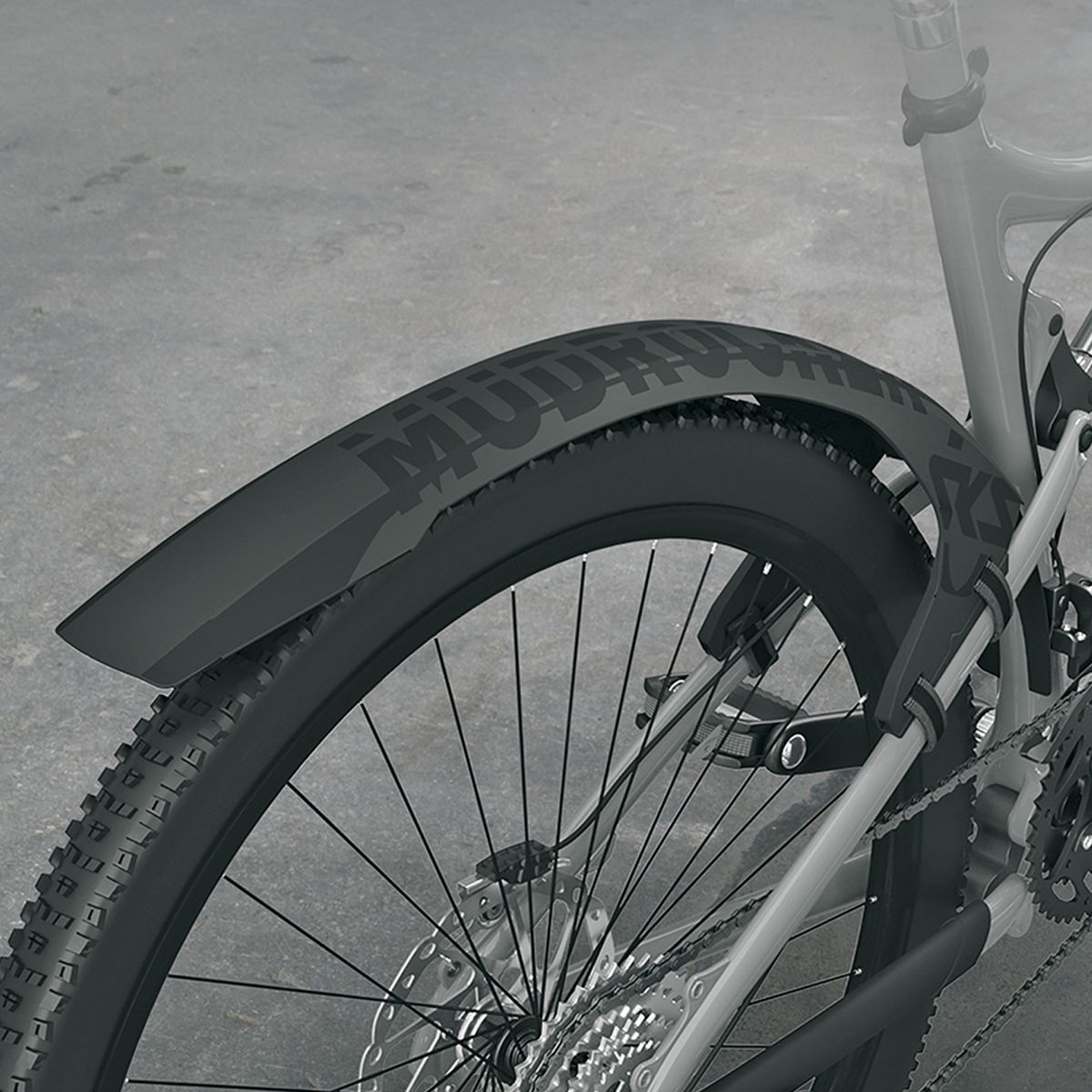 MUDROCKER REAR MTB-Schutzblech / schwarz